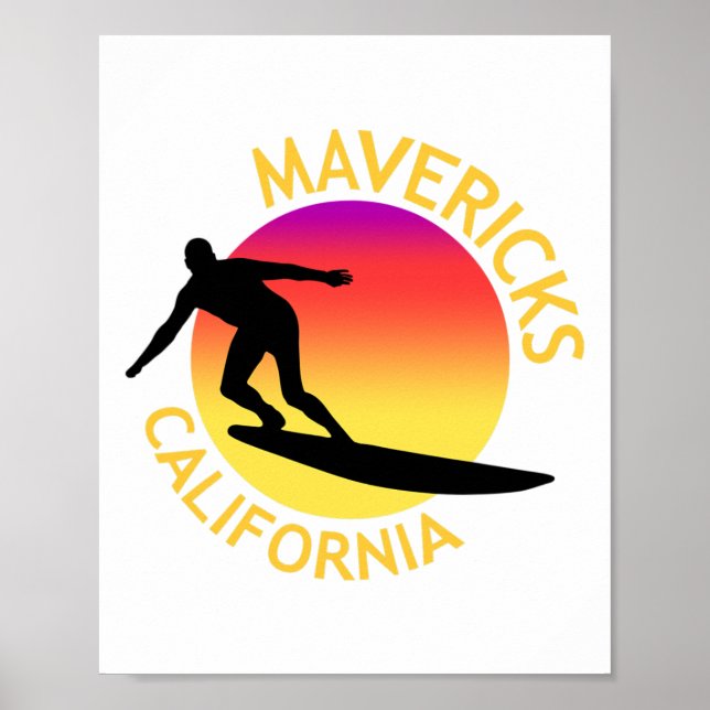 Poster Mavericks Surfando Férias na Califórnia  (Frente)