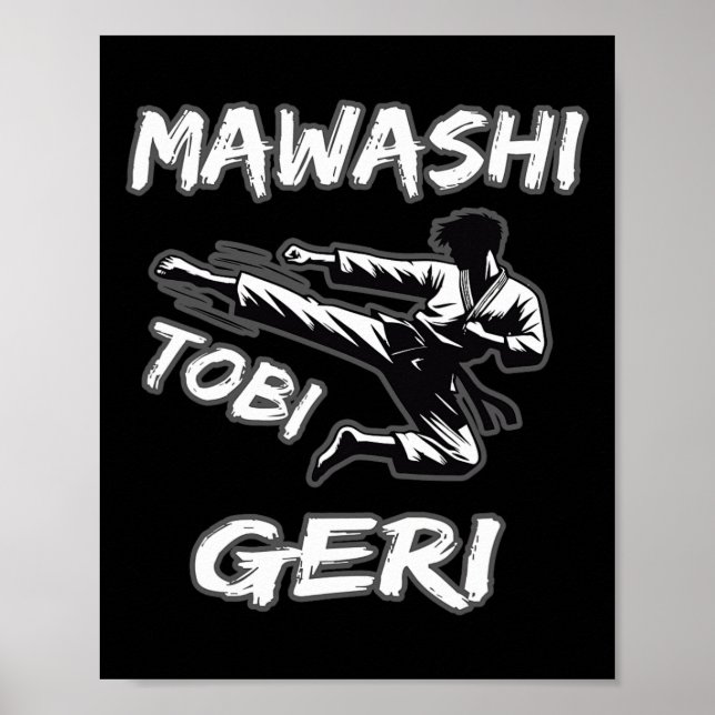 Poster Mawashi Tobi Geri (Frente)