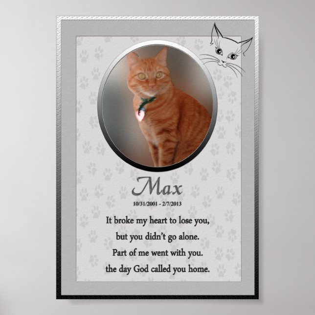 Poster Max - Cat Memorial (Frente)