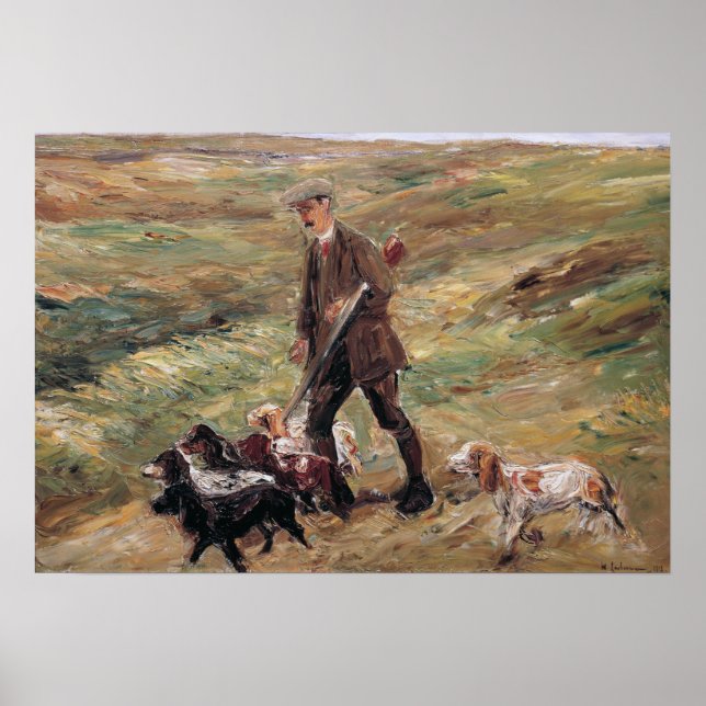 Poster Max Liebermann Hunter in the Dunes (Frente)
