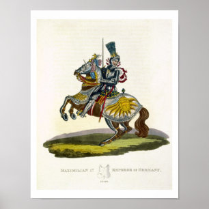 Póster Maximilian mim, rei de Alemanha e de Emper romano