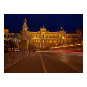 Póster Maximilianeum Munique