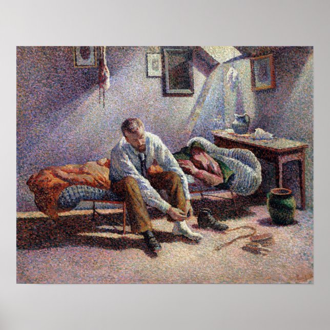Poster Maximilien Luce Morning, Interior (Frente)