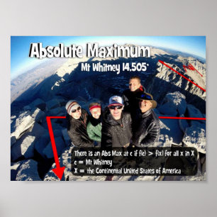 Poster Máximo absoluto