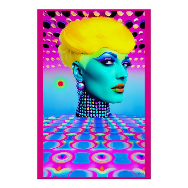 Póster Maxine Headroom (Frente)