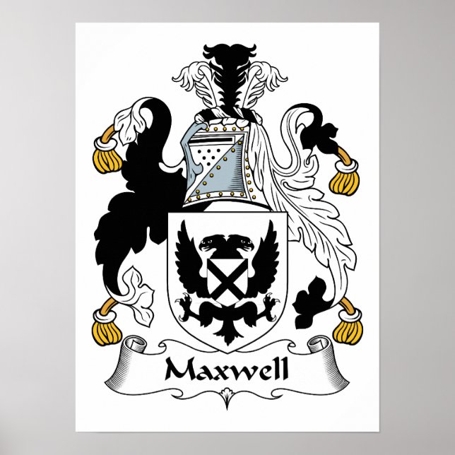 Poster Maxwell Family Crest (Frente)