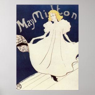 Póster May Milton 1895 Henri de Toulouse-Lautrec