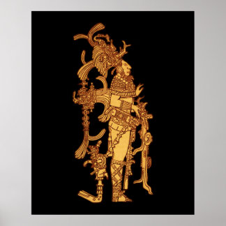 Poster Mayan Ceremonial Dress