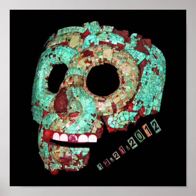 Póster Mayan Mask-2012 (Frente)