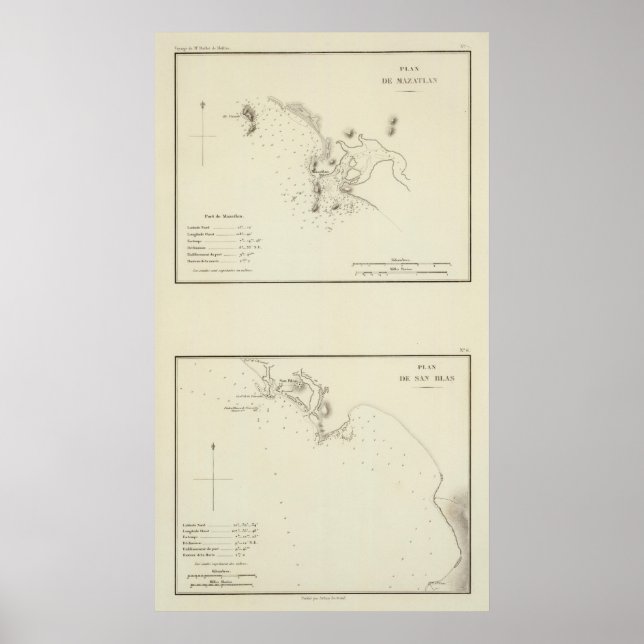 Póster Mazatlan, México (Frente)