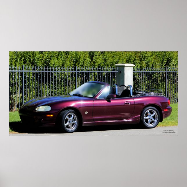POSTER MAZDA MIATA (2000) EDIÇÃO ESPECIAL (Frente)