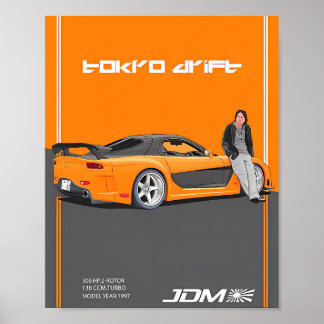 Poster Mazda RX-7 FD3S 2-Rotor Specs