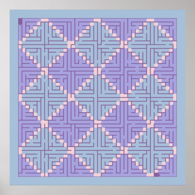 Poster Maze Patchwork (Frente)