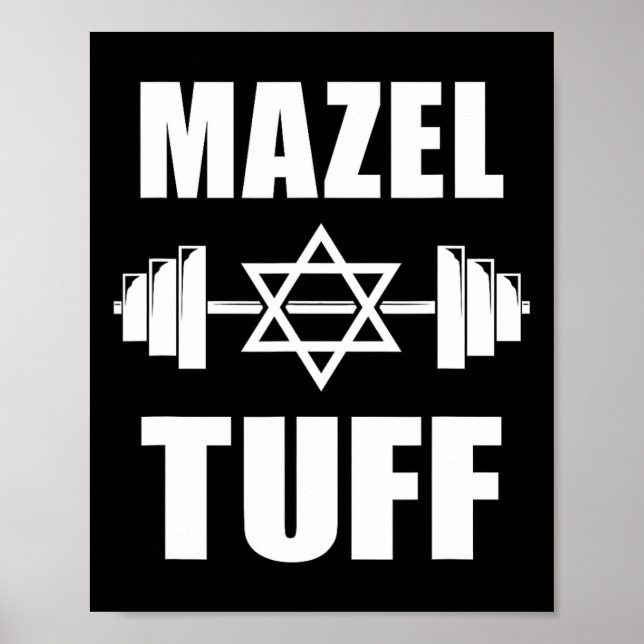 Poster Mazel Tuff Funny Juewout (Frente)