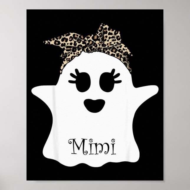Poster Mb Soky Mimi Ghost Bandana Boo Halloween Family Ma (Frente)