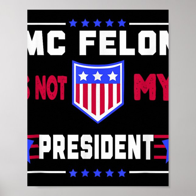 Poster Mcfelon Não É Meu Presidente (Frente)