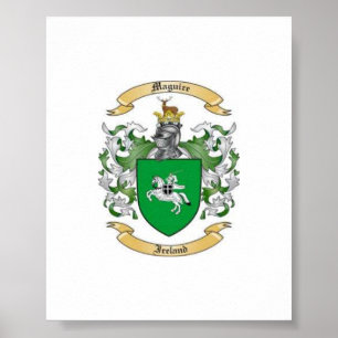 Poster McGuire Family Crest