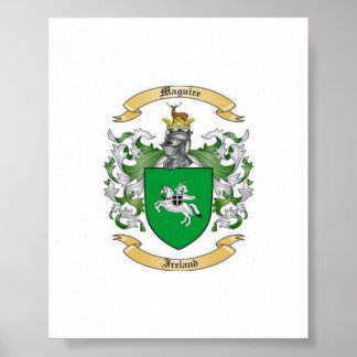 Poster McGuire Family Crest