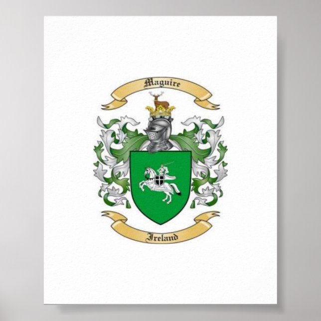 Poster McGuire Family Crest (Frente)