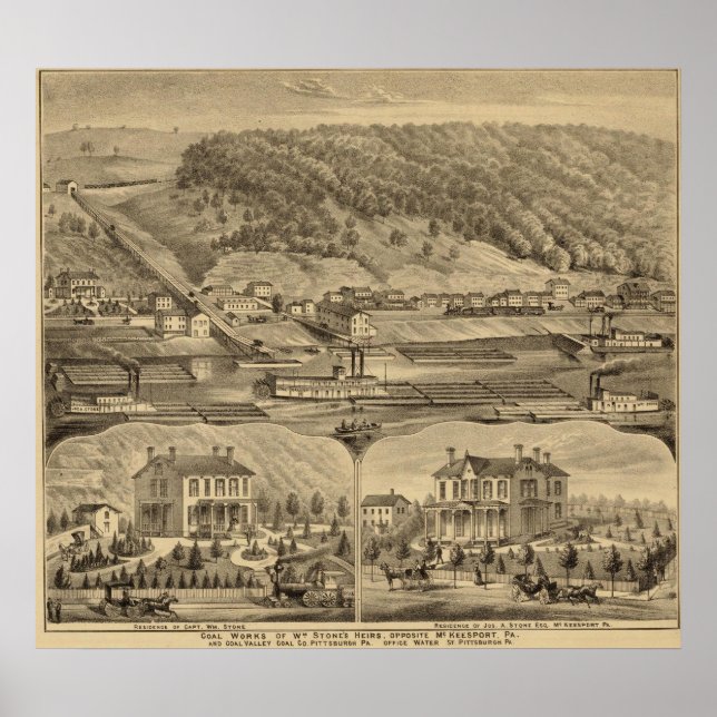 Póster McKeesport Pensilvânia (Frente)