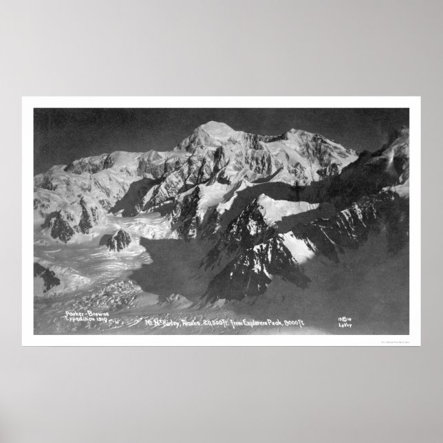 Poster McKinley Alaska 1910 (Frente)