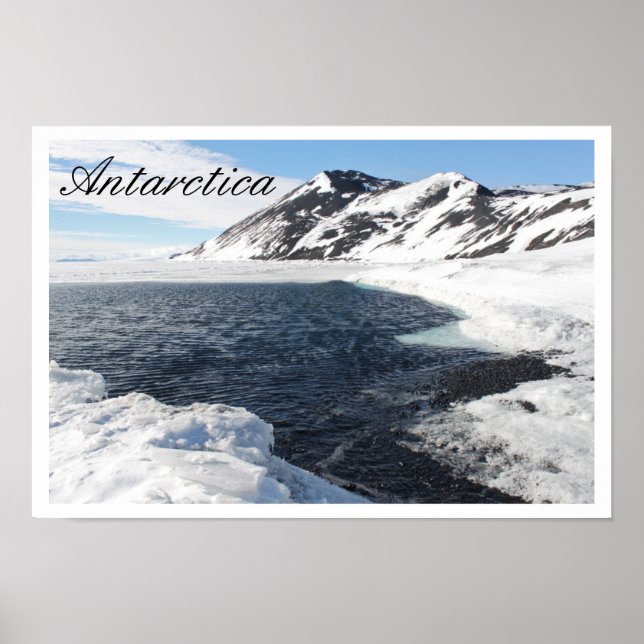 Póster McMurdo Sound, Antártica (Frente)
