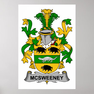 Póster McSweeney Family Crest