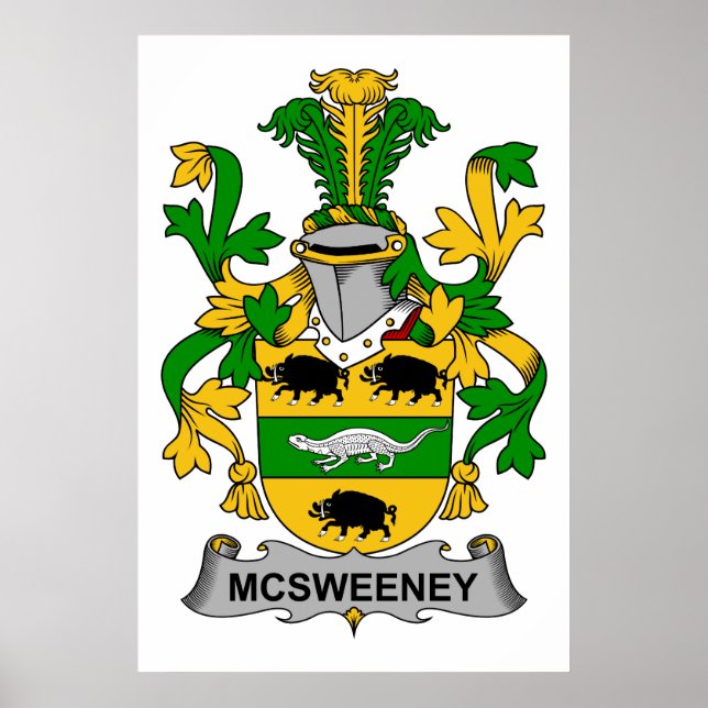 Póster McSweeney Family Crest (Frente)