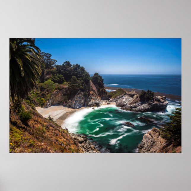 Poster Mcway Falls no Parque Estadual de Julia Pfeiffer B (Frente)