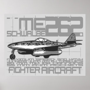 Poster Me 262 Schwalbe