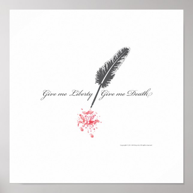 Póster Me dê liberdade ou me dê a morte (Frente)