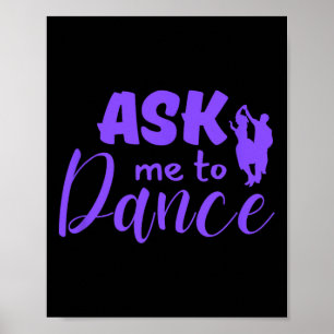 Poster Me Peça Para Dançar Casal A Dança Social