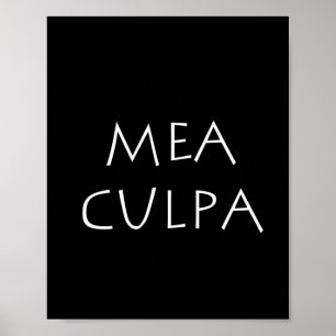 Poster Mea culpa
