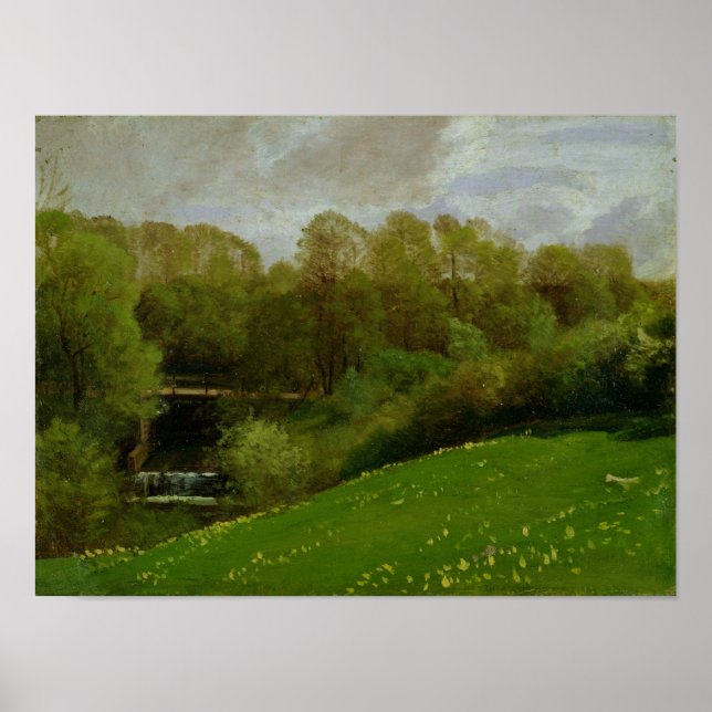 Póster Meadow and Woodland, 1895 (Frente)