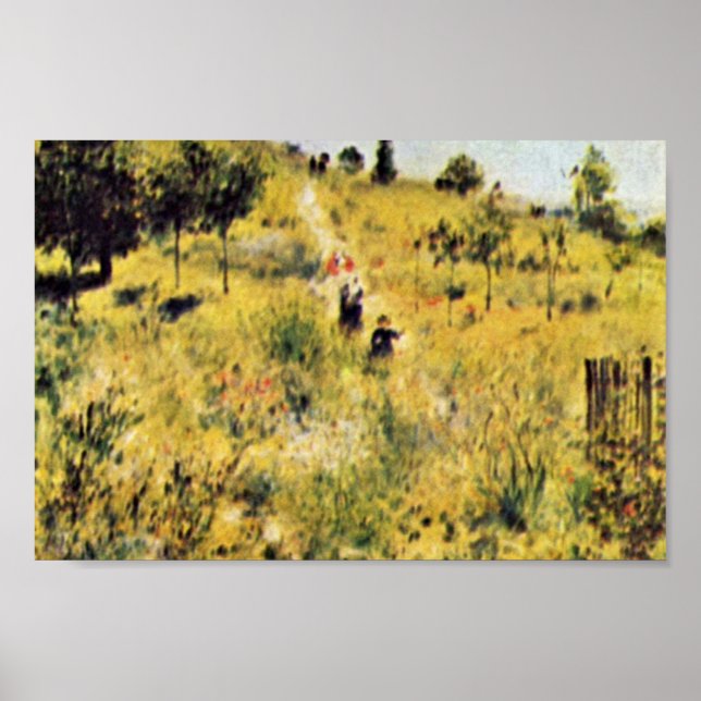 Poster Meadow By Pierre-Auguste Renoir (Melhor Qualidade) (Frente)