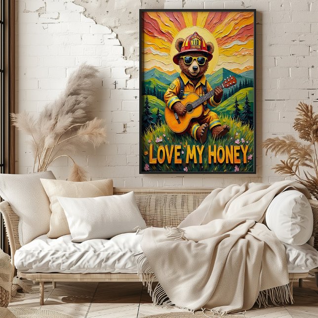 Poster Meadow Melodies: A canção do sol do urso (Criador carregado)