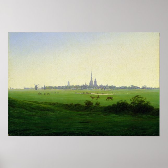 Póster Meadows perto de Greifswald (Frente)