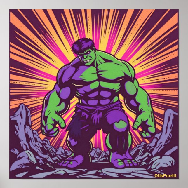 POSTER MEAN GREEN FIGHTIN' MACHINE-6 (Frente)