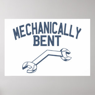 Póster Mecanicamente curvado
