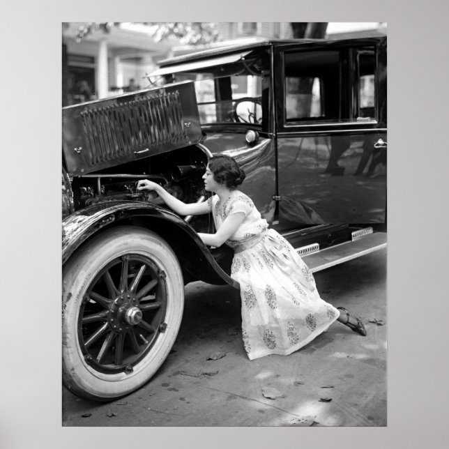 Poster Mecânico Automático Elegante (Frente)