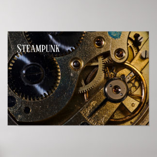 Poster Mecanismo de Vigilância Steampunk