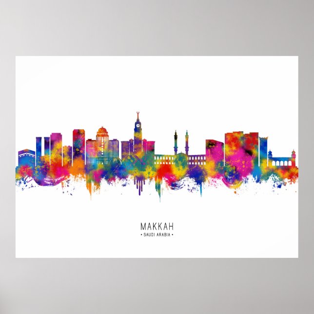 Poster Mecca KSA Skyline (Frente)