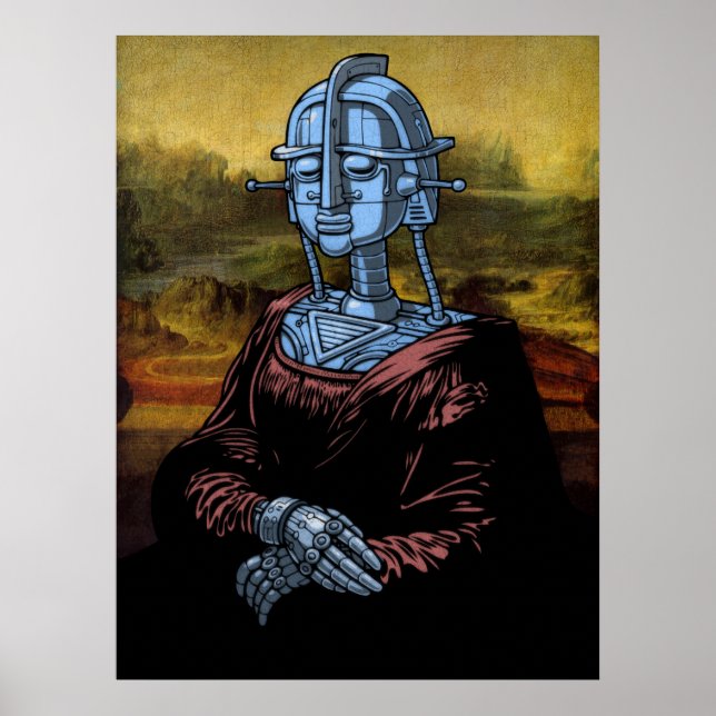 Póster Mecha Lisa (Frente)