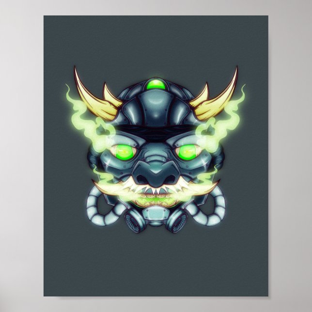 Poster Mecha Oni (Frente)