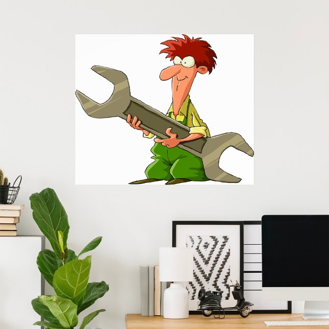 Poster Mechanic Giant Spanner (Criador carregado)