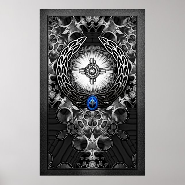 Poster MechTron One Abstrato Art (Frente)