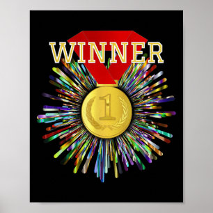 Poster Medalha Dourada nº 1 do Prêmio da Concorrência