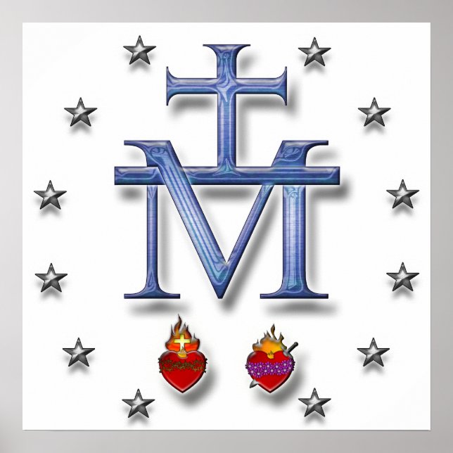 Póster Medalha Miraculosa (Frente)