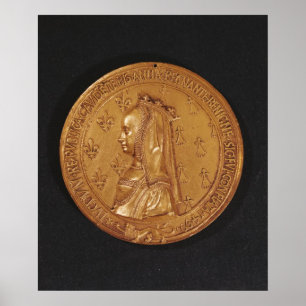 Poster Medalha que descreve Anne de Brittany