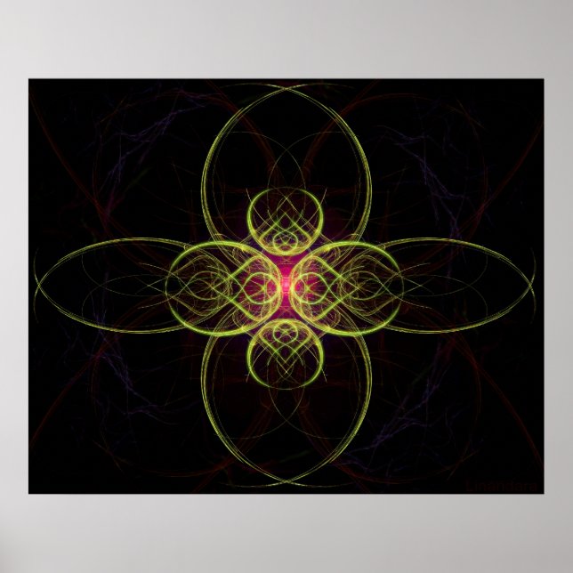 Póster Medalhão Vermelho de Alexandra Cook aka Linandara (Frente)